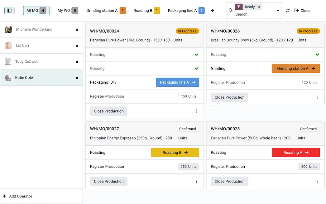 Odoo Manufacturing