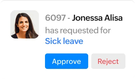 Leave and attendance
